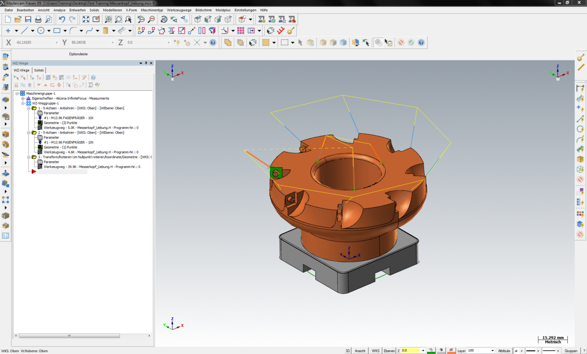 Симуляция в программном продукте Measure Suite CADCAM 